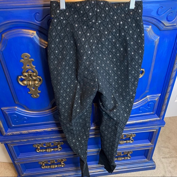 Bogner Ladies Pants Size 8 Sparkle Print Stirrup - Picture 3 of 4